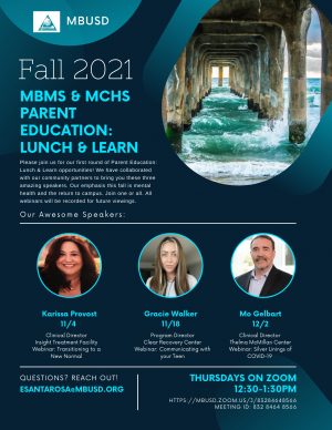 Parent Education Lunch Fall 2021