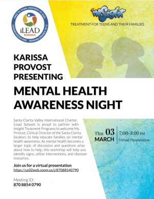 Mental Health Awareness Night - 3 March 2022